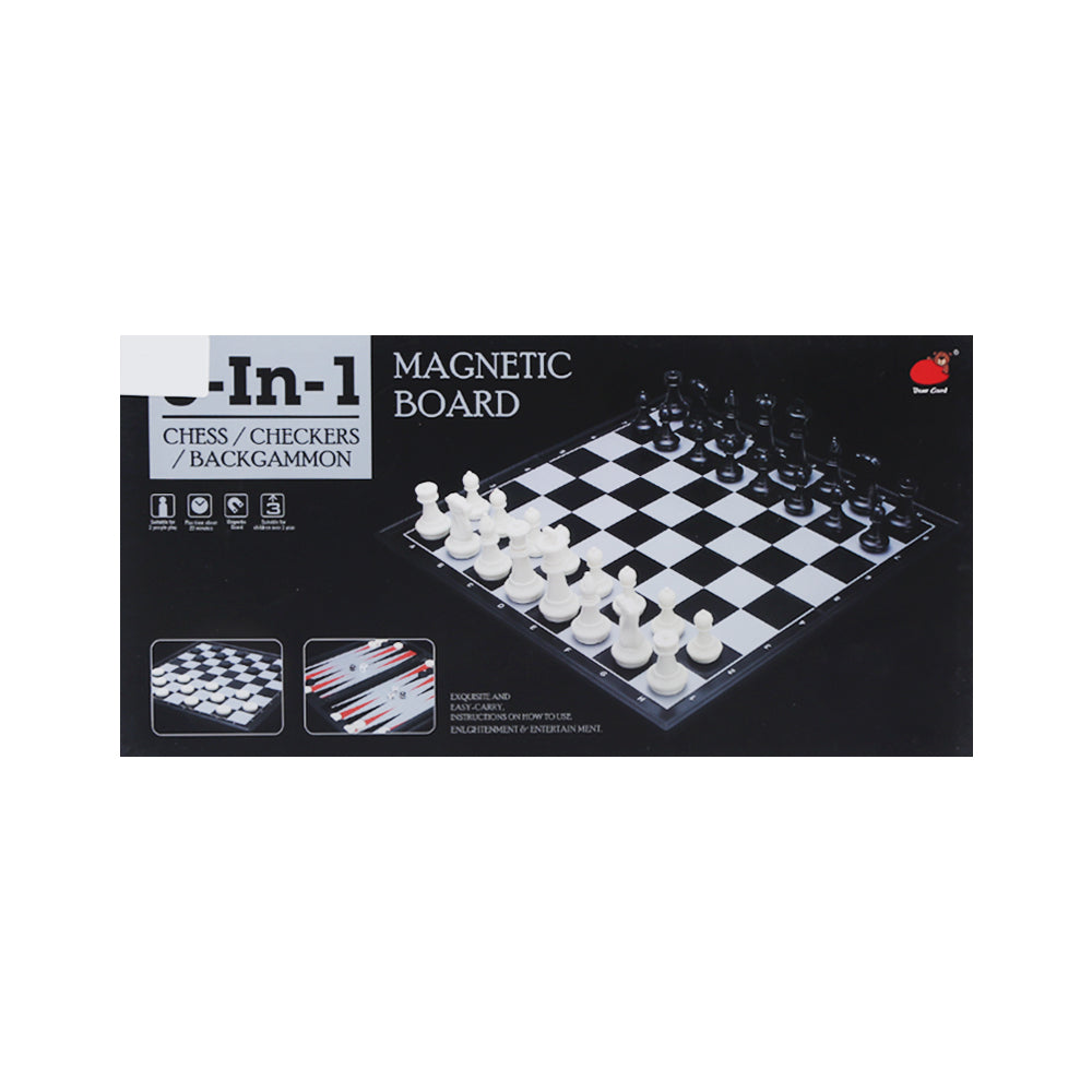 26160 MAGNETIC CHESS SET 3 IN 1 A.I