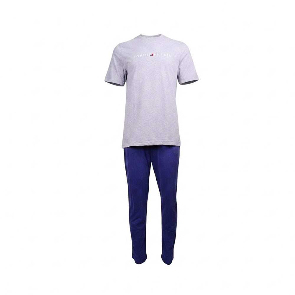 TH MEN NIGHT SUIT 09T4489-U94 GRY/BLU S IR