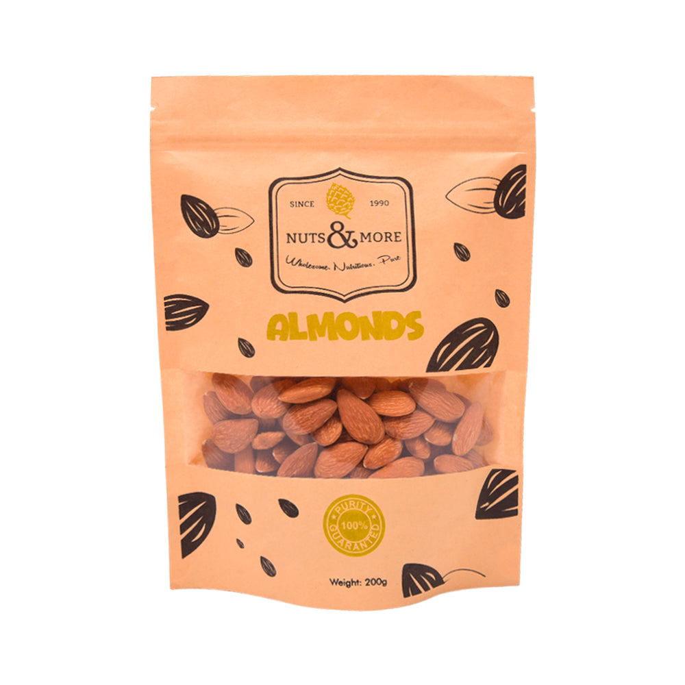 NUTS & MORE ALMONDS USA 200GM