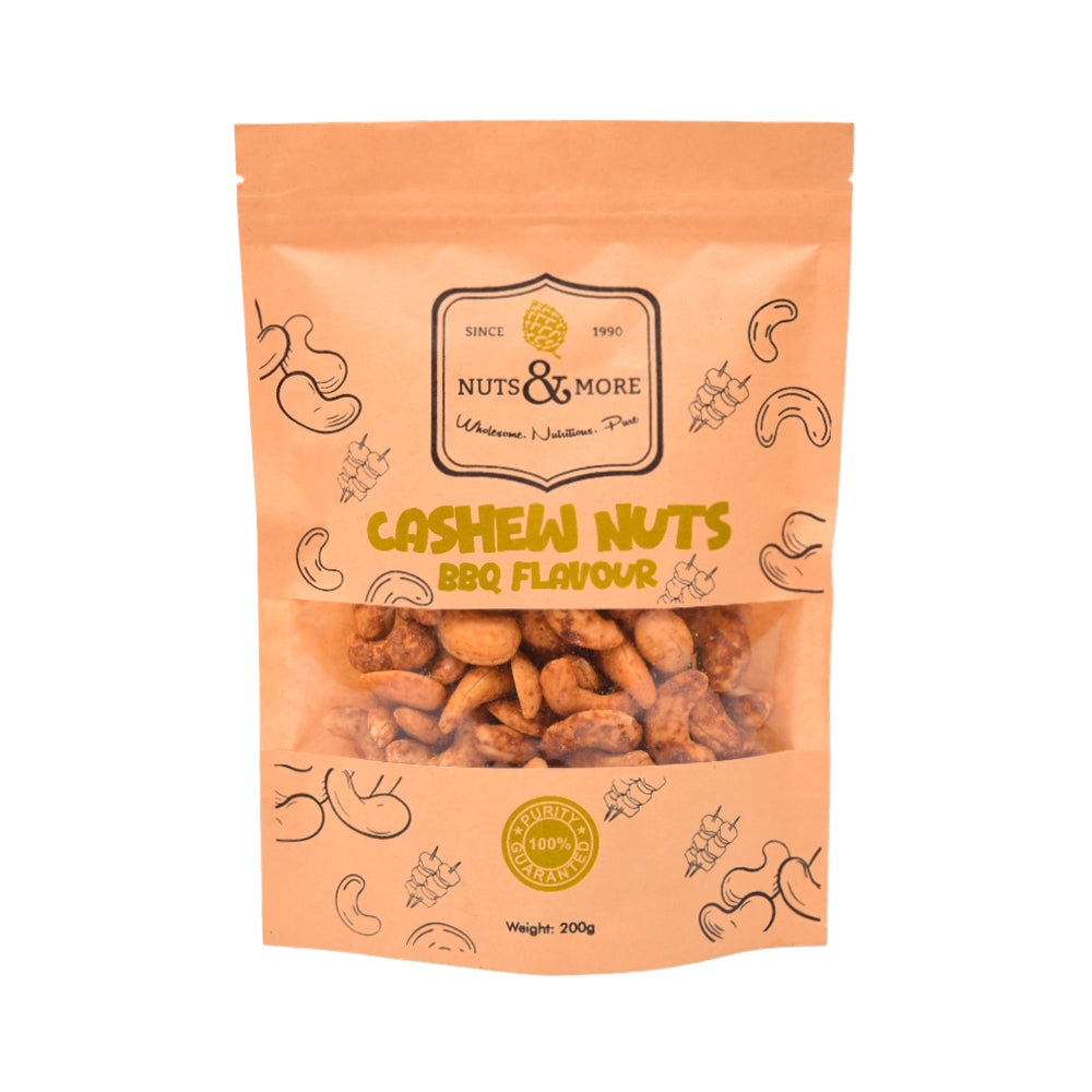 NUTS & MORE CASHEW NUTS BBQ 200GM