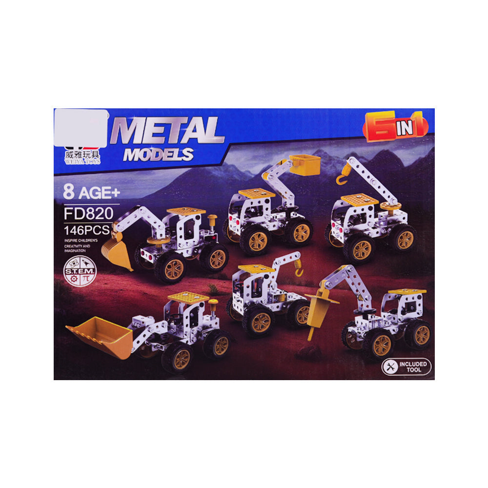 FD820 METAL ASSEMBLY VEHICLE 1466PCS A.I