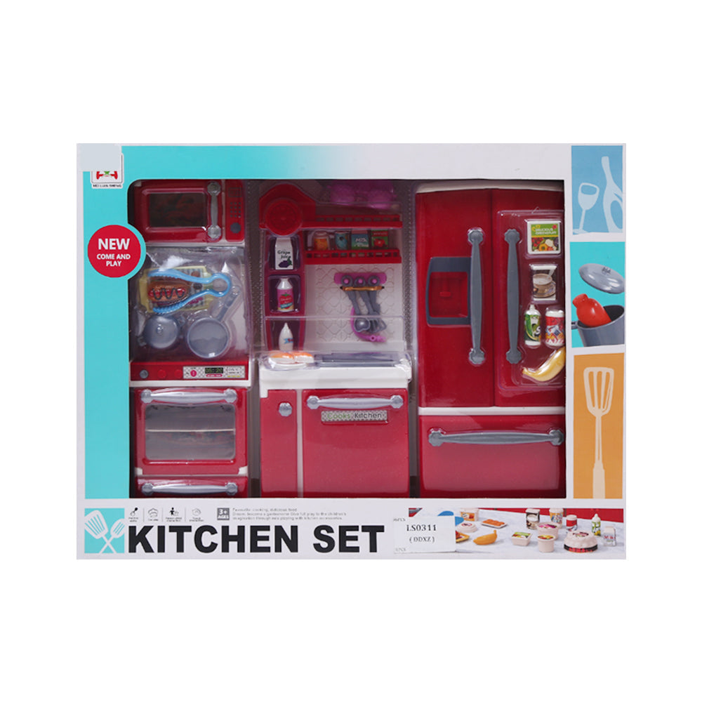LS0311 KITCHEN SET RED A.I