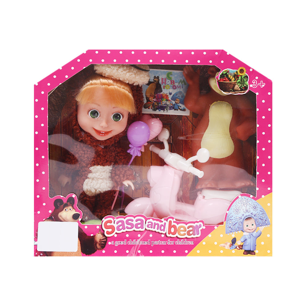 YG2401 SASA & BEAR DOLL W-ACCESSORIES A.I