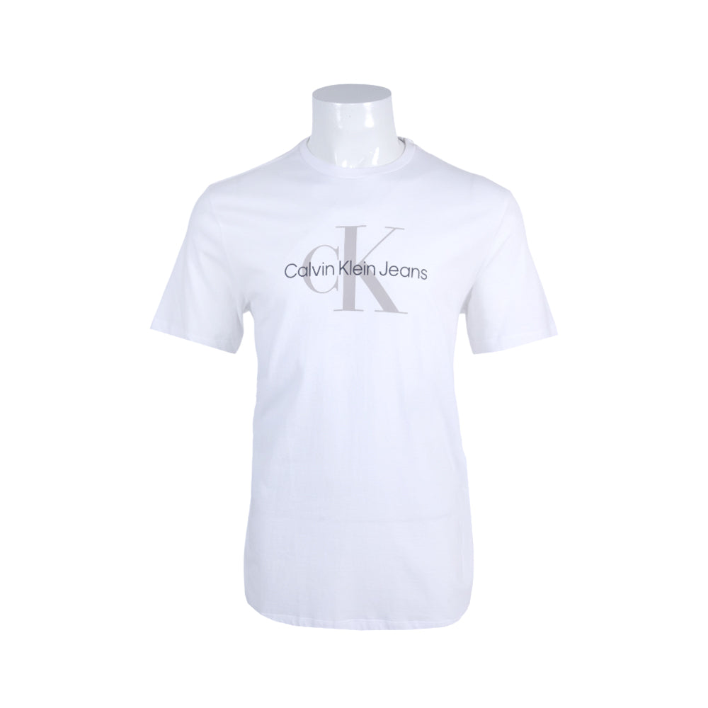 CK MEN S/S R.NECK SHIRT 603204 WHT M (IRS)