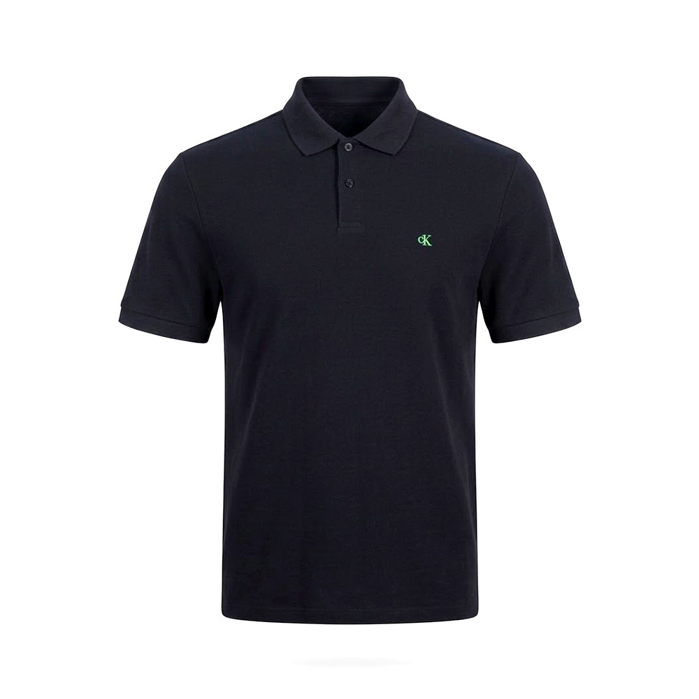 CK MEN S/S POLO SHIRT 608700 BLK M (IRS)