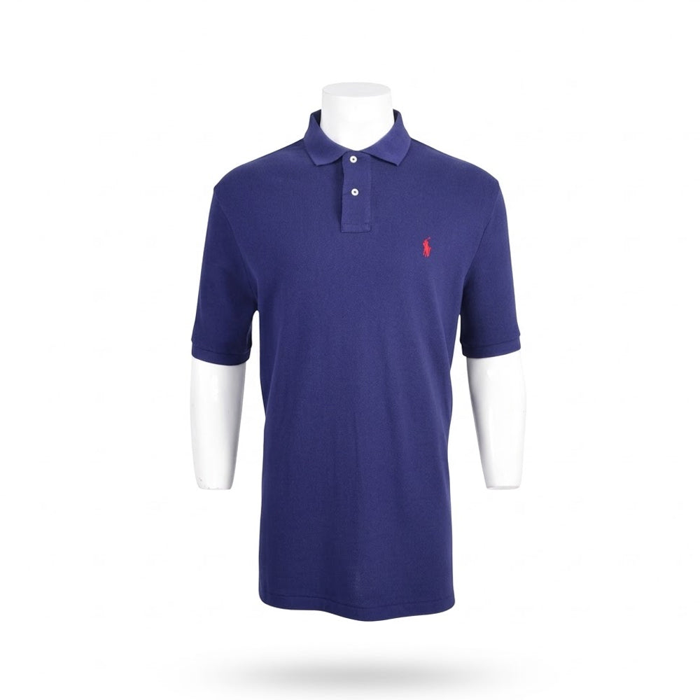 RL MEN S/S POLO SHIRT 656012 NVY L (IR)