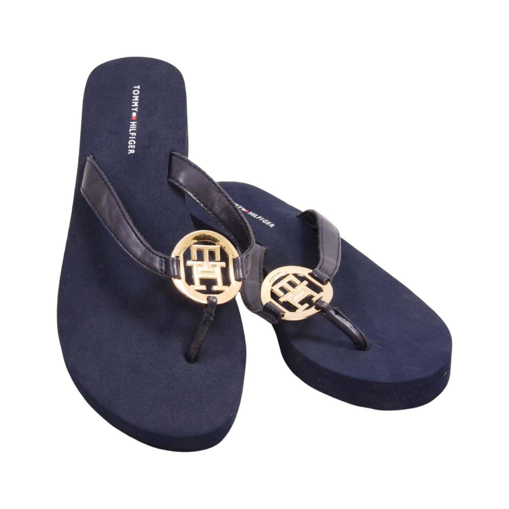 TH WOMEN HEELED FLIP FLOPS REHZIL-Z NVY 7 (IR)