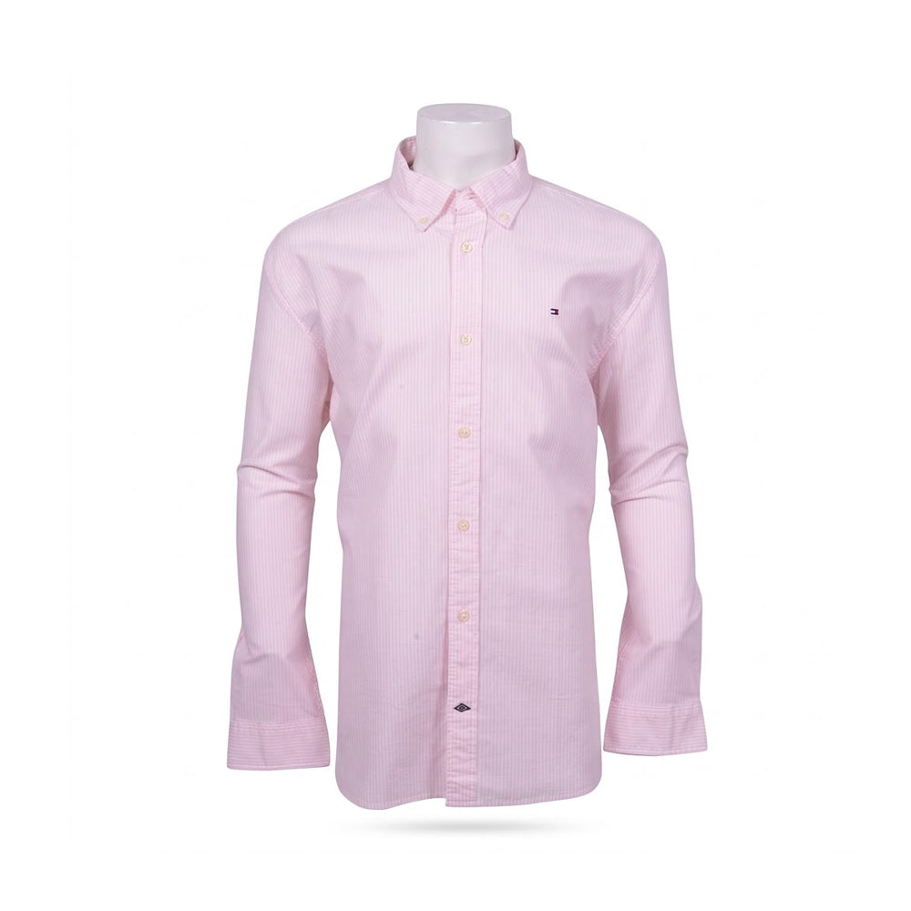 TH MEN L/S BUTTON DOWN SHIRT 78JB686-690 PNK XL IR