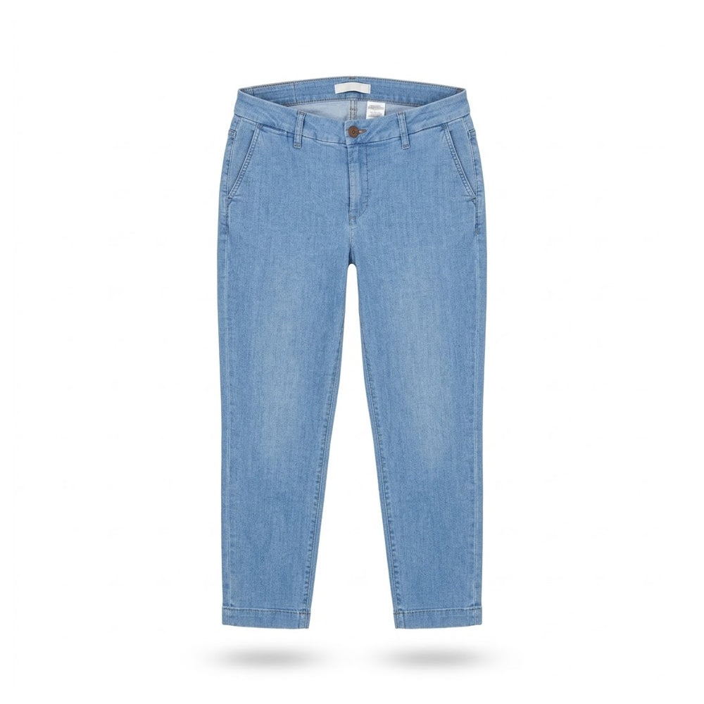 TH WOMEN DENIM PANT XW04437-900 BLU L IR
