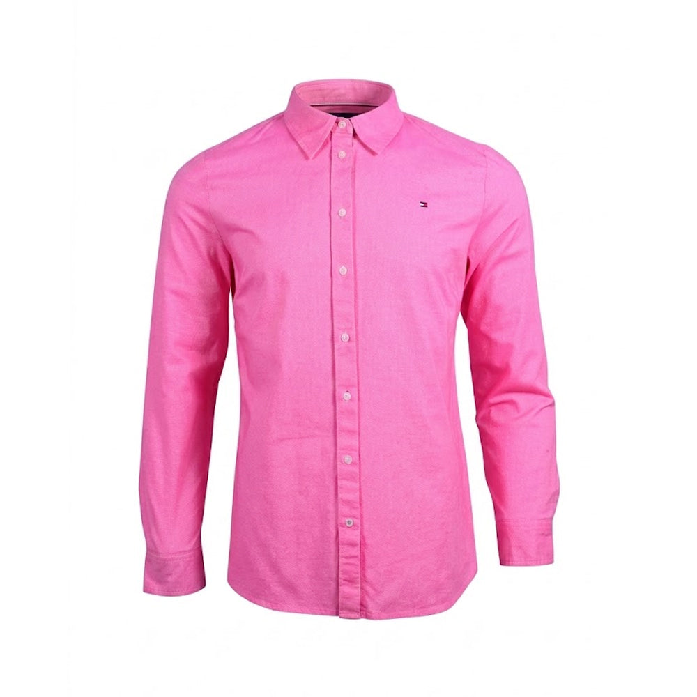 TH WOMEN L/S DRESS SHIRT 76J3130-652 PNK M IR