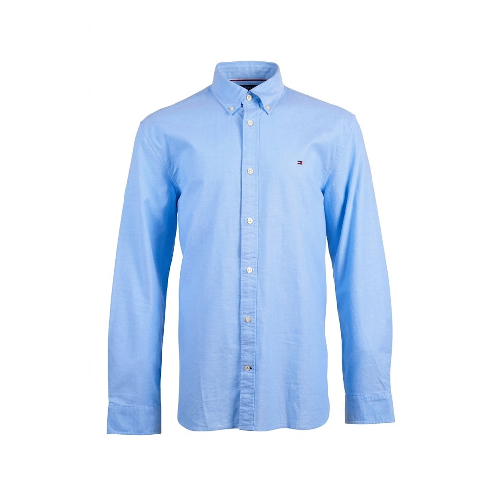 TH MEN L/S BUTTON DOWN SHIRT 78J8440-431 BLU L (IR)