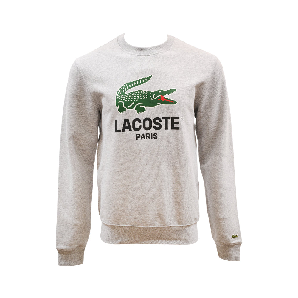 LAC MEN L/S TERRY SWEAT SHIRT SH5636-CCA GRY L (IRW)