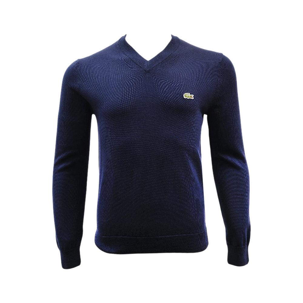 LAC MEN L/S V-NECK SWEATER AH1951-166 NVY L (IRW)