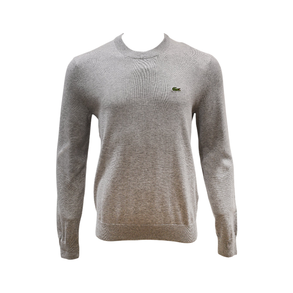 LAC MEN L/S R-NECK SWEATER AH1985-CCA GRY L (IRW)