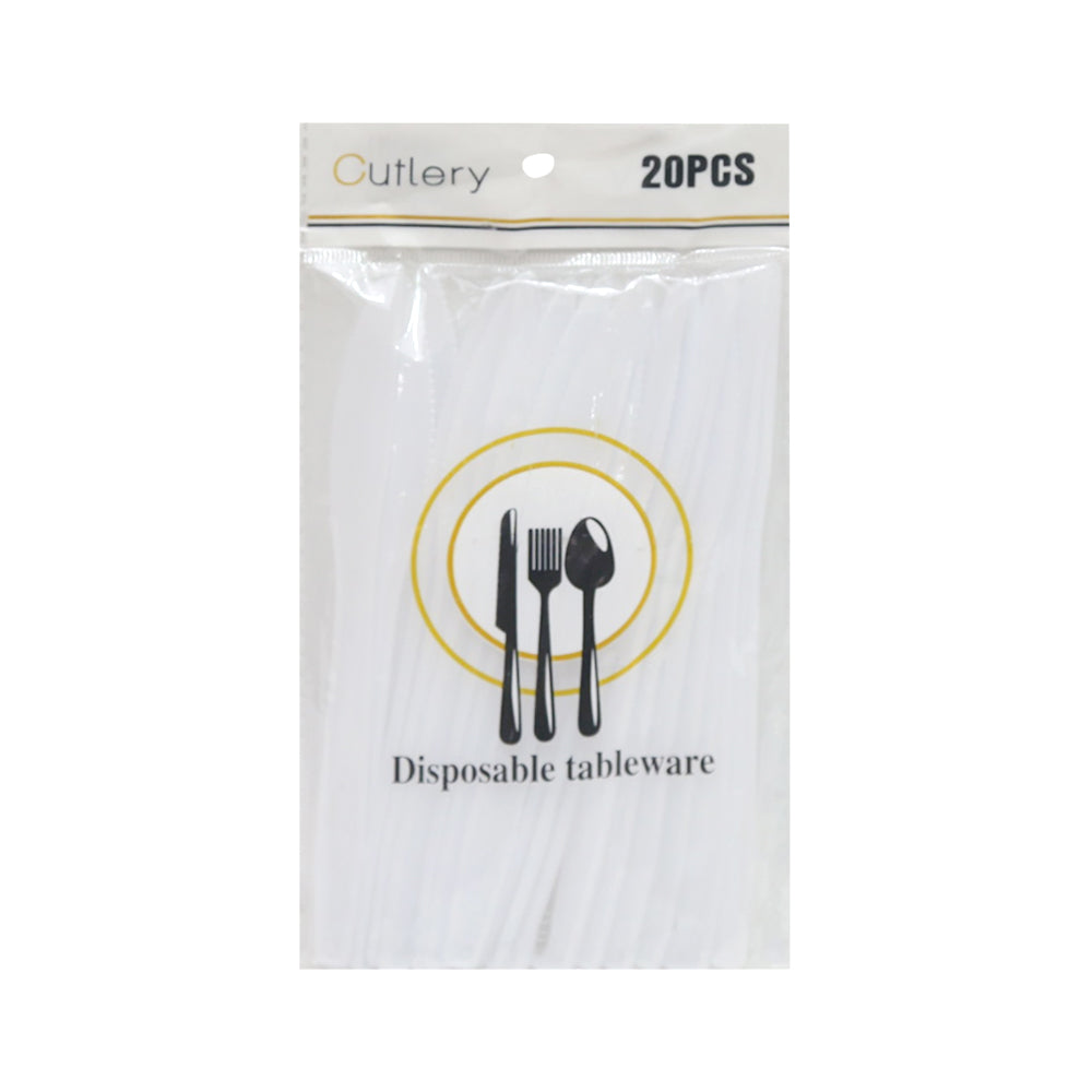 DISPOSIBLE KNIFE WHITE 20PC PACK IR 50707-31