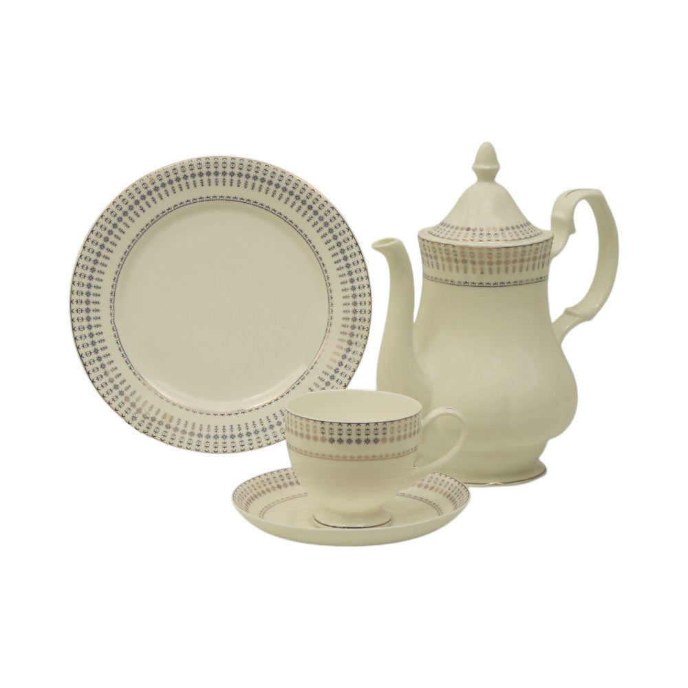 TEA SET 24PC BONE CHINA B4 ET