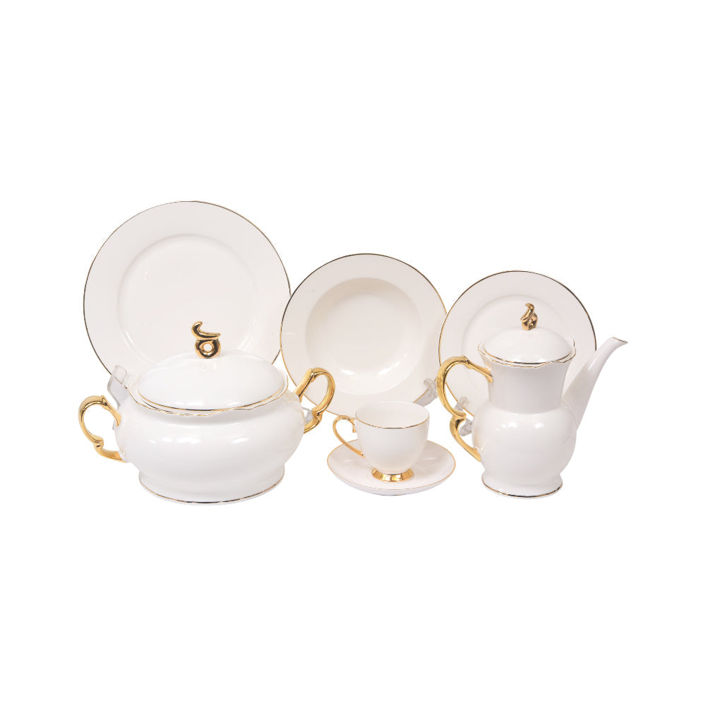DINNER SET 61PC BONE CHINA AMS-GGK KC