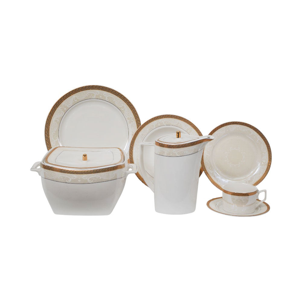 DINNER SET 61PC BONE CHINA HP-847 KC