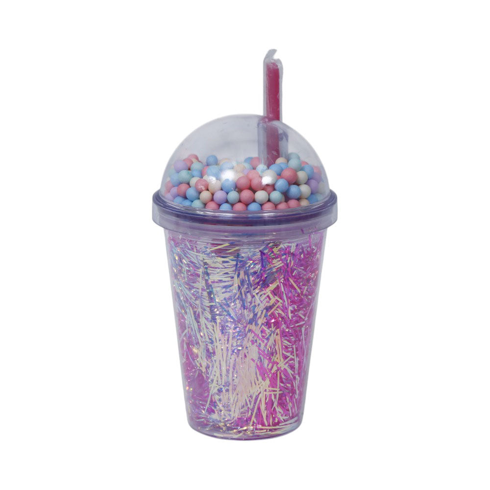 MUG WITH STRAW ACRYLIC IR JL35007/W115-119