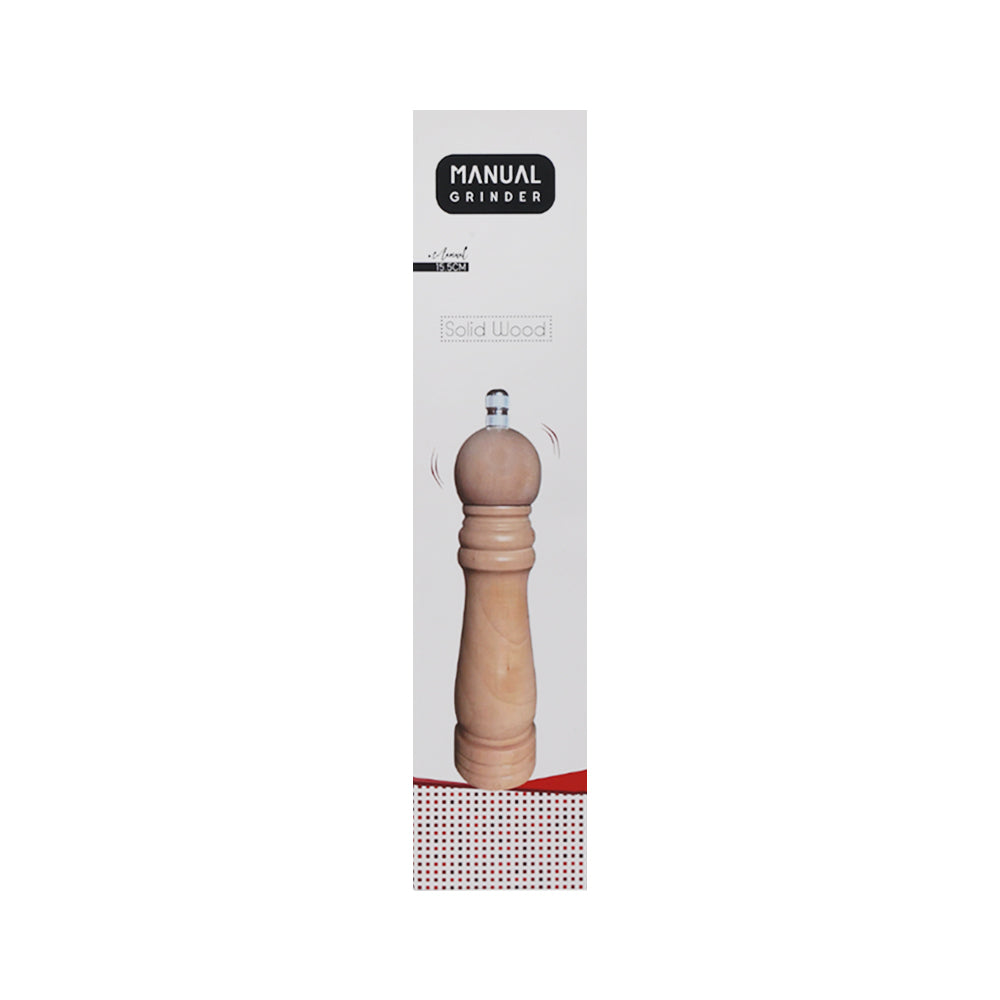 PEPPER MILL GRINDER WOODEN IR 35637-23