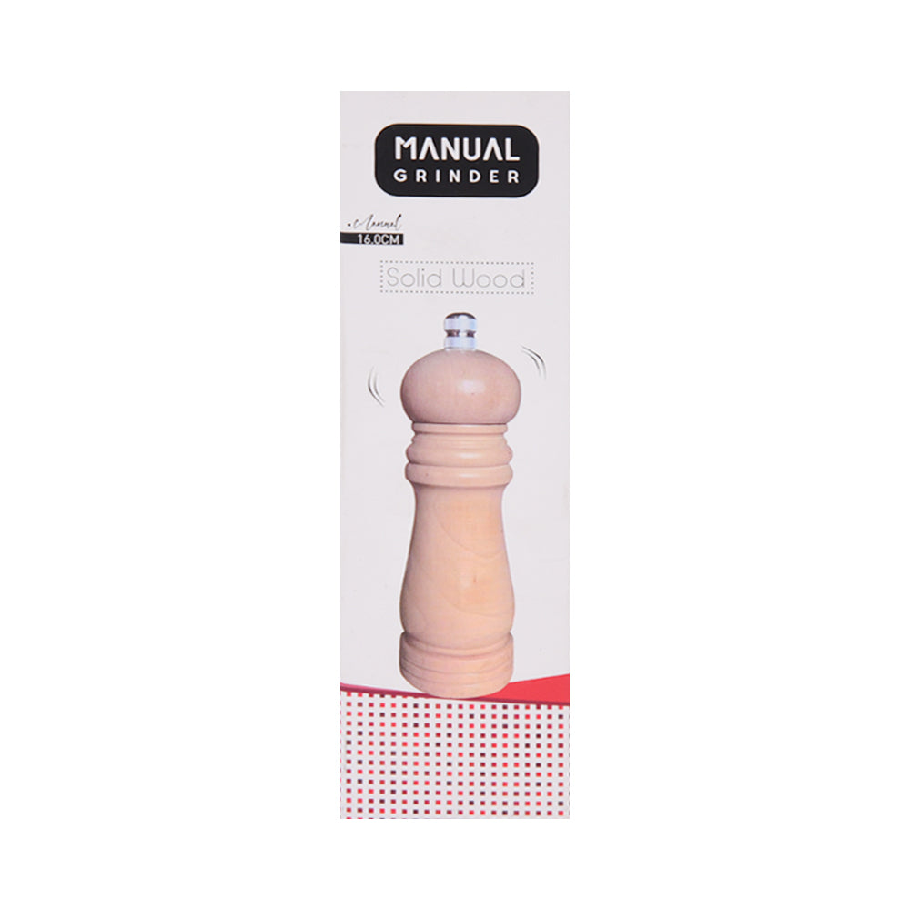 PEPPER MILL GRINDER WOODEN IR 35637-26