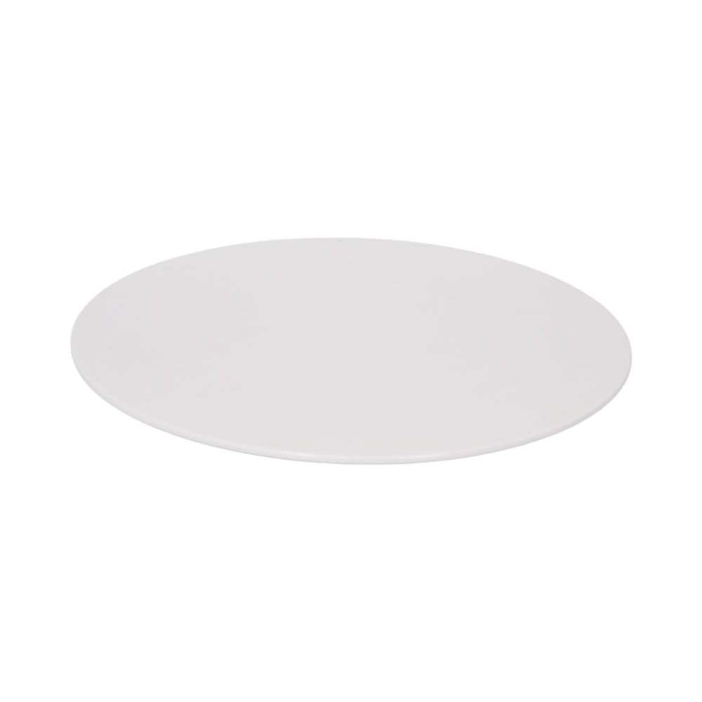 DISH FLAT WHITE PORCELAIN 10.5 INCH IR