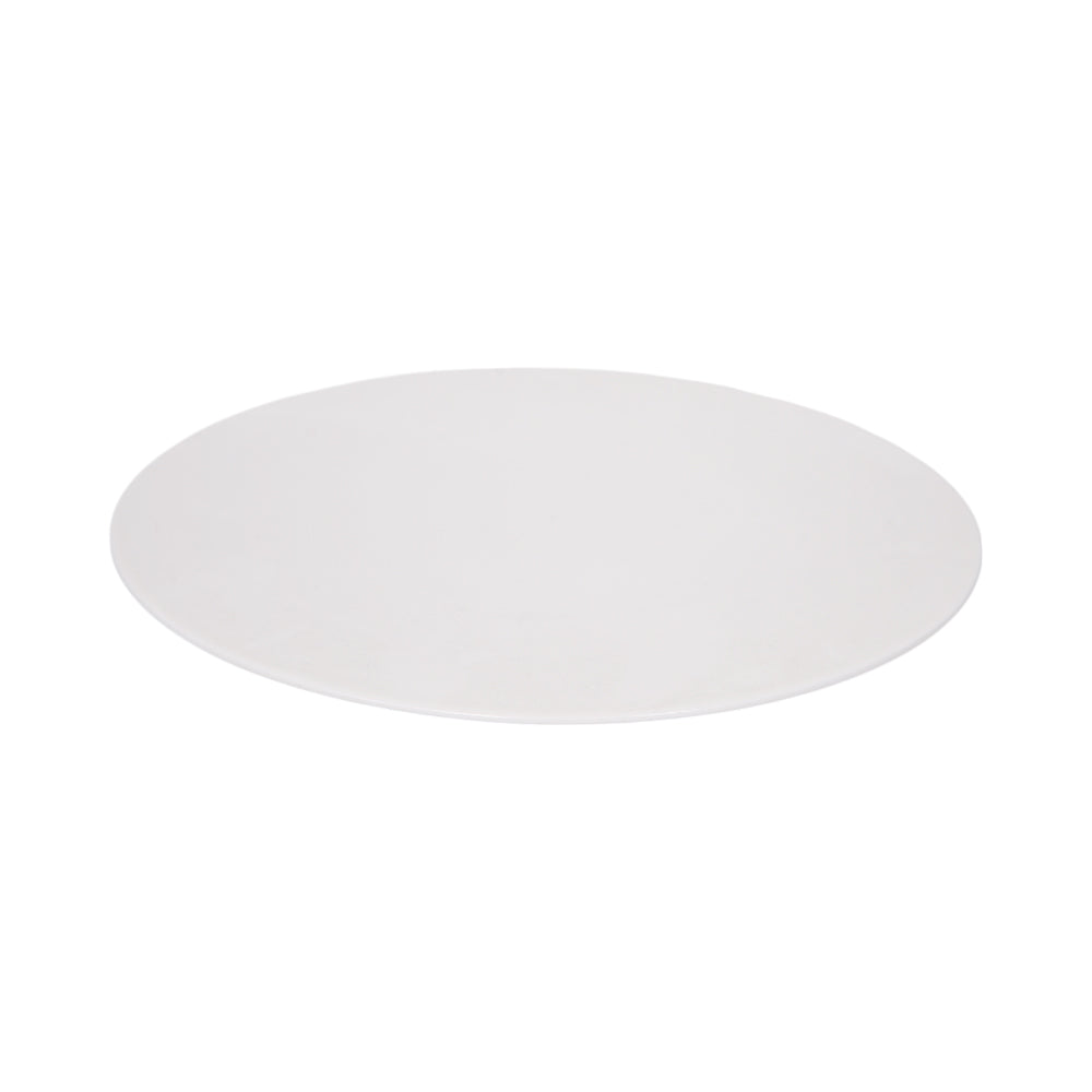 DISH FLAT WHITE PORCELAIN 12 INCH IR