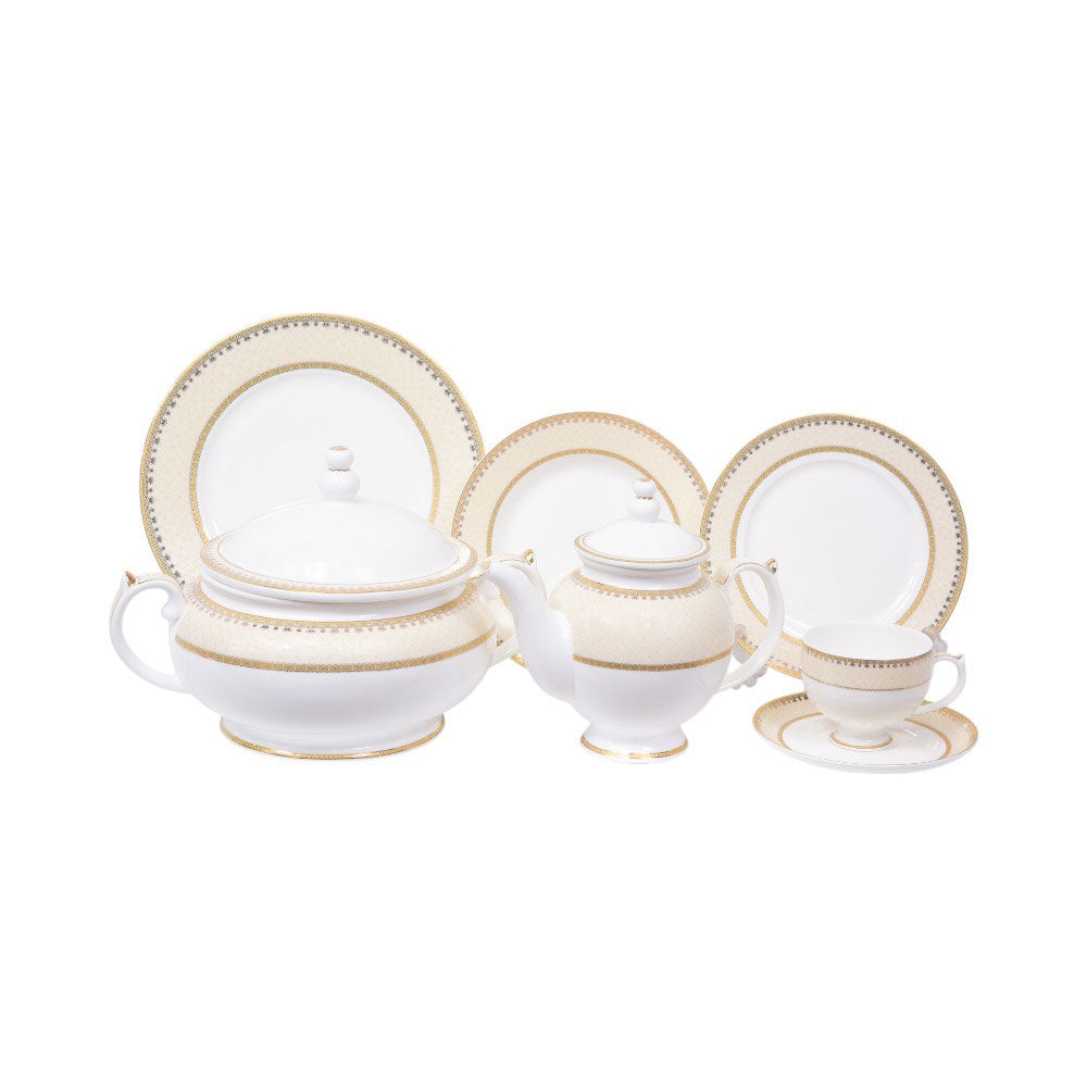 DINNER SET 71PC BONE CHINA SSW-17