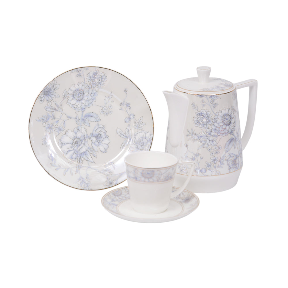 TEA SET 30PC BONE CHINA SSW-07