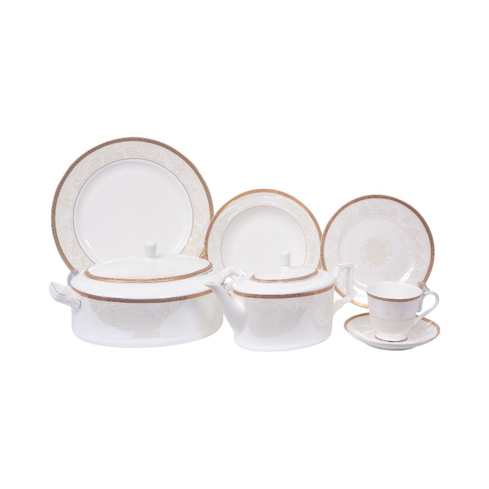 DINNER SET 61PC BONE CHINA ML008 KC