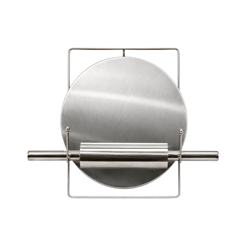 KITCHEN ROUND BOARD WITH PIN ROLLER 3PC SET STEEL 3000