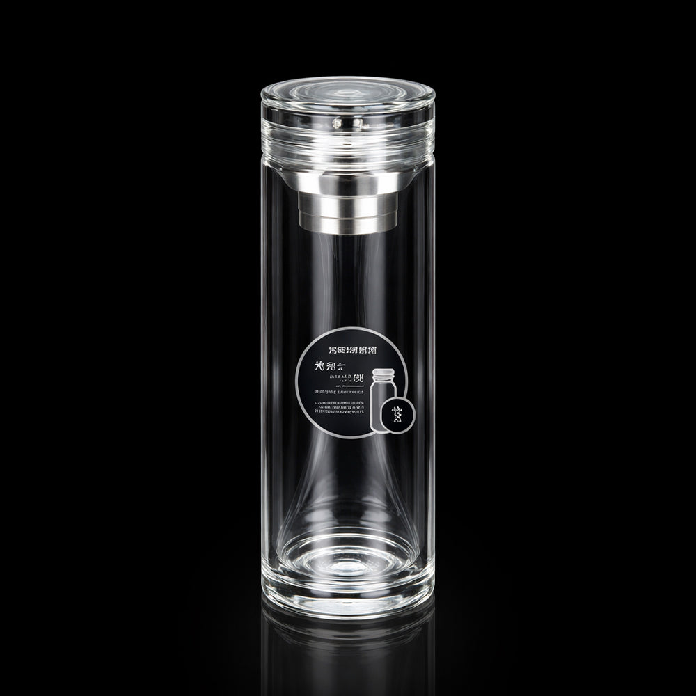 BOTTLE GLASS DOUBLE WALL IR H28-29