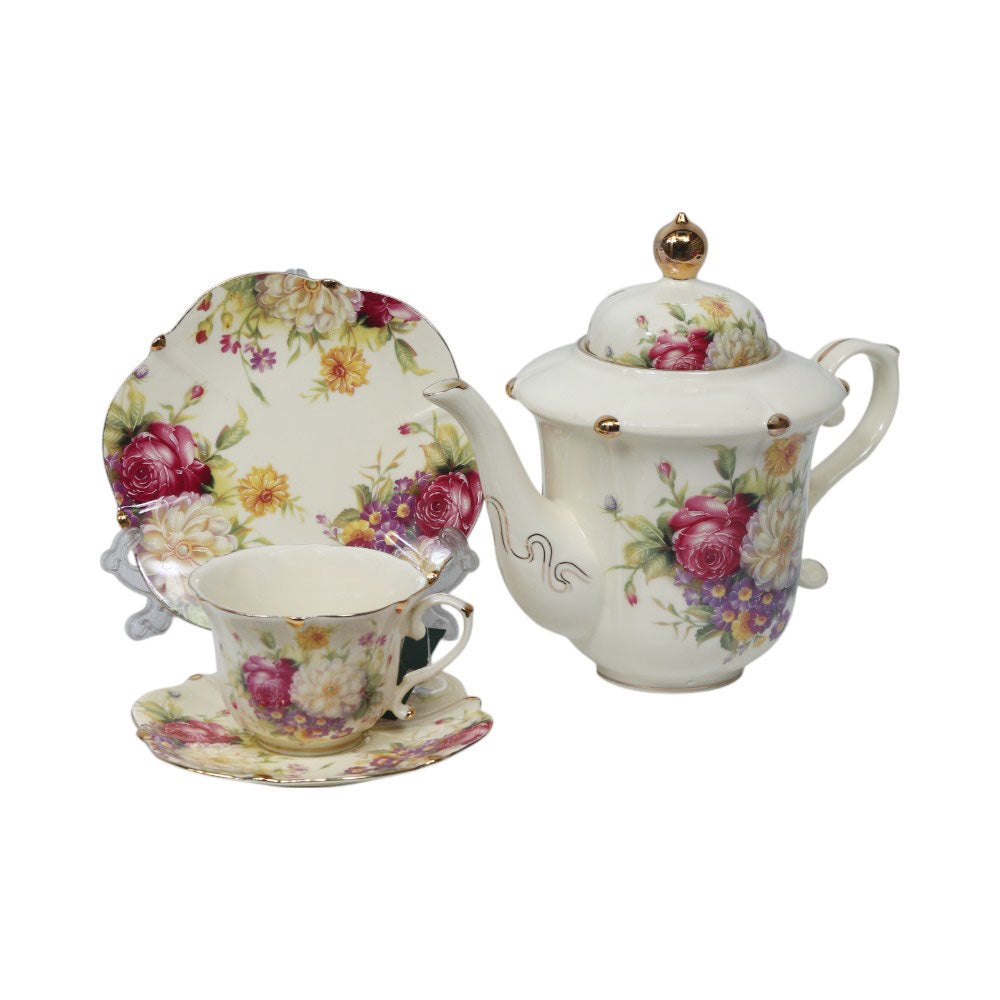 TEA SET 31PC PORCELAIN KY1029 MS