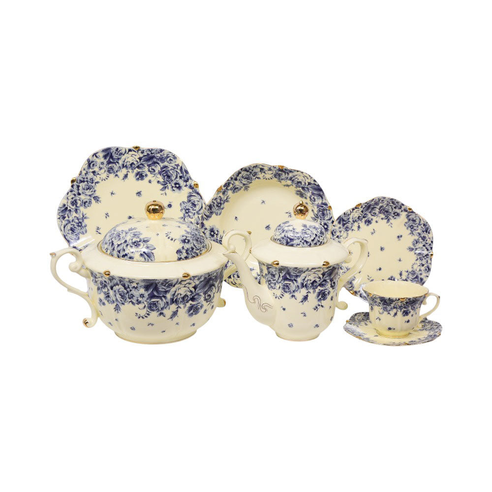 DINNER SET 75PC BONE CHINA KY8415 MS