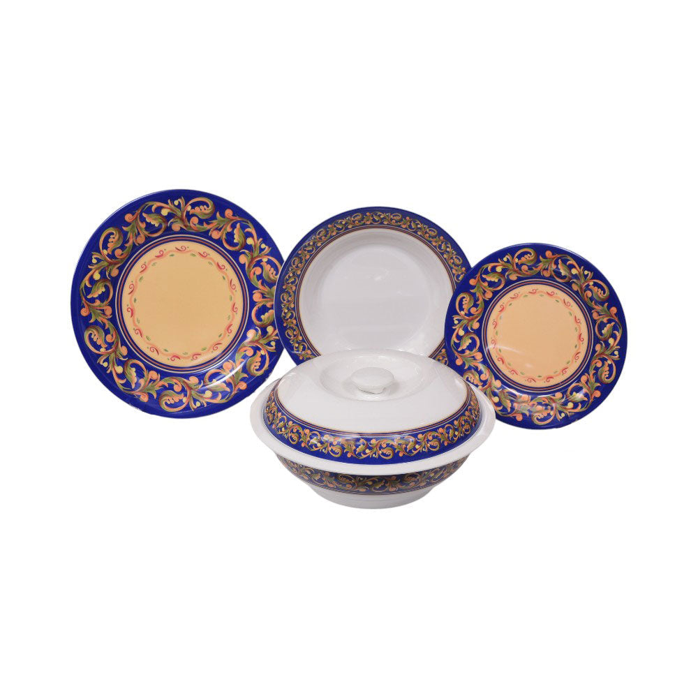 DINNER SET 53PC MELAMINE ROUND 142100B
