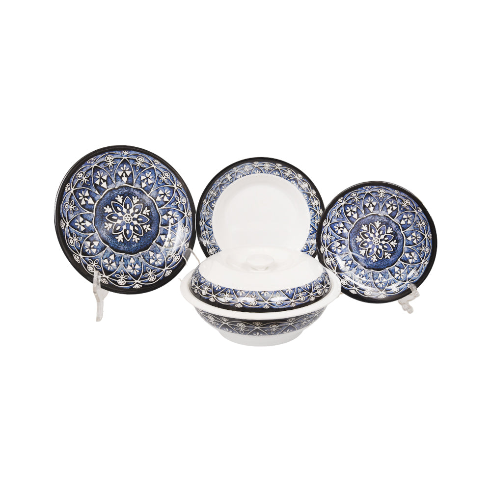 DINNER SET 53PC MELAMINE ROUND 142100D
