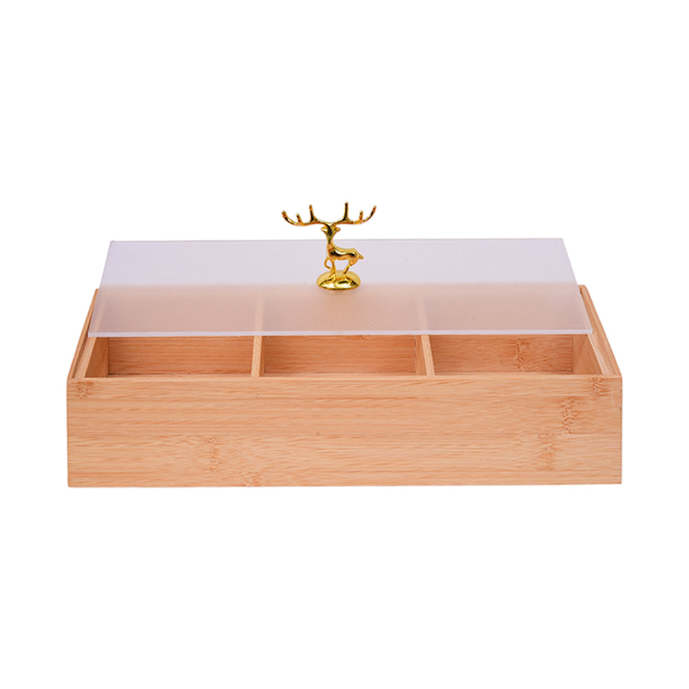 DISH DRY FRUIT WOODEN IR 981-12