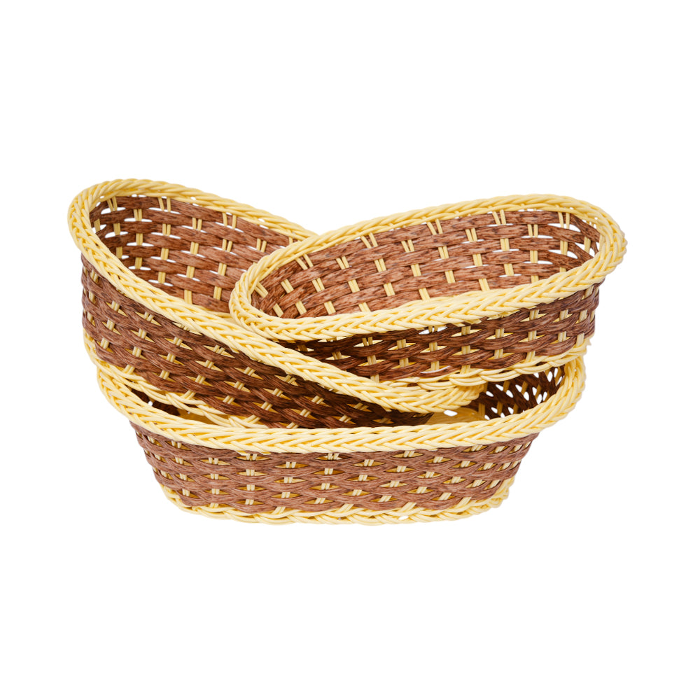 BREAD BASKET CANE SET 3PC IR 981-56