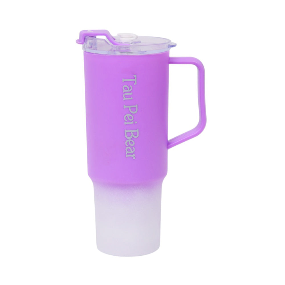 MUG WITH STRAW SET 3PC ACRYLIC IR SNB250014/W6-8
