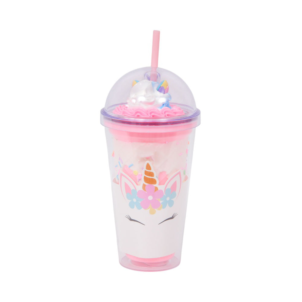 MUG WITH STRAW ACRYLIC IR JL45082/W32-36