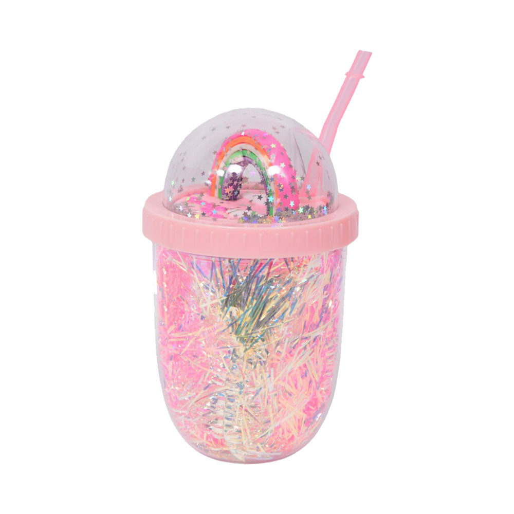 MUG WITH STRAW ACRYLIC IR JL35088/W19-23