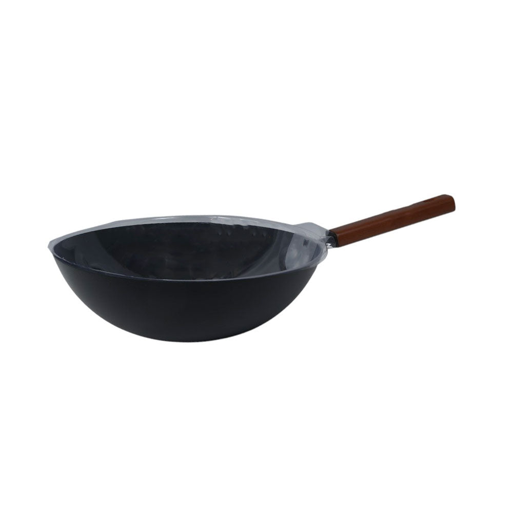 WOK NON STICK SINGLE HANDLE IR 32 CM KK5-7