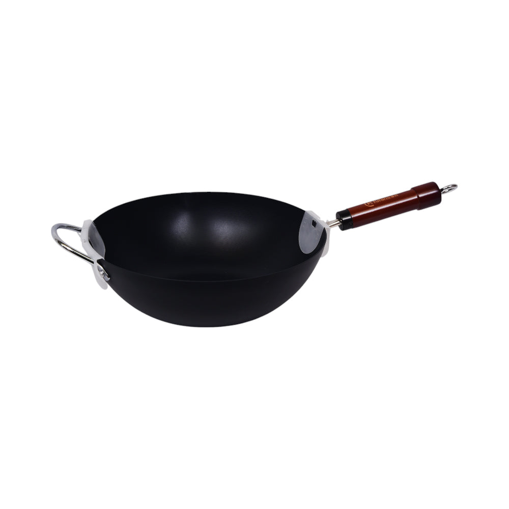 WOK NON STICK SINGLE HANDLE IR 32 CM KK11-12