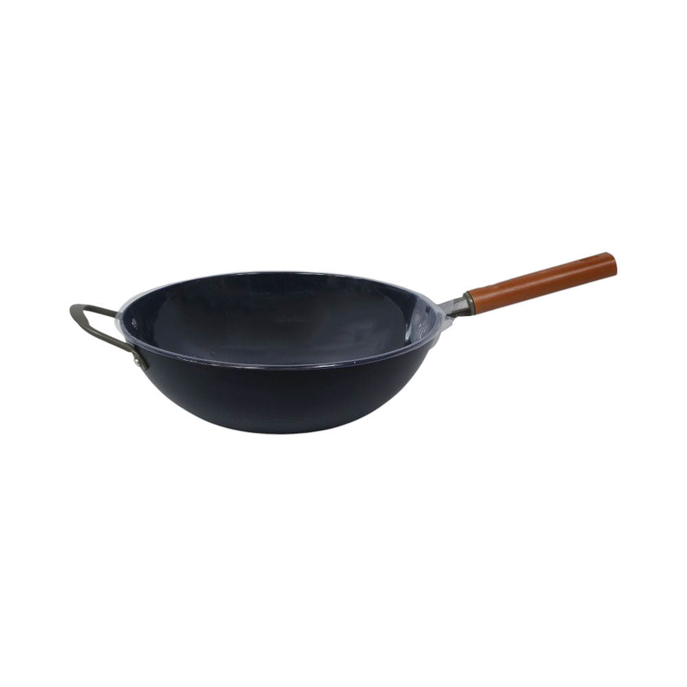 WOK NON STICK SINGLE HANDLE IR 34 CM KK13-14