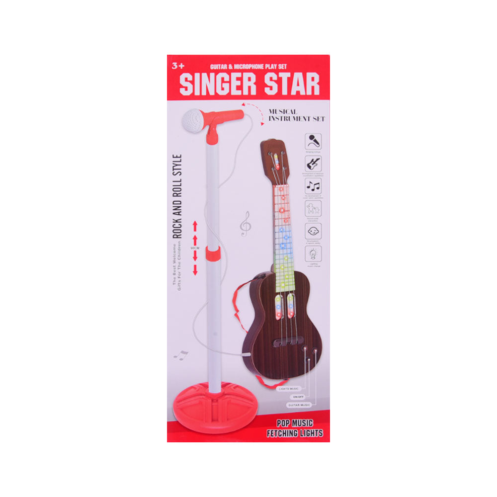 828-11 MUSICAL GUITAR RED A.I