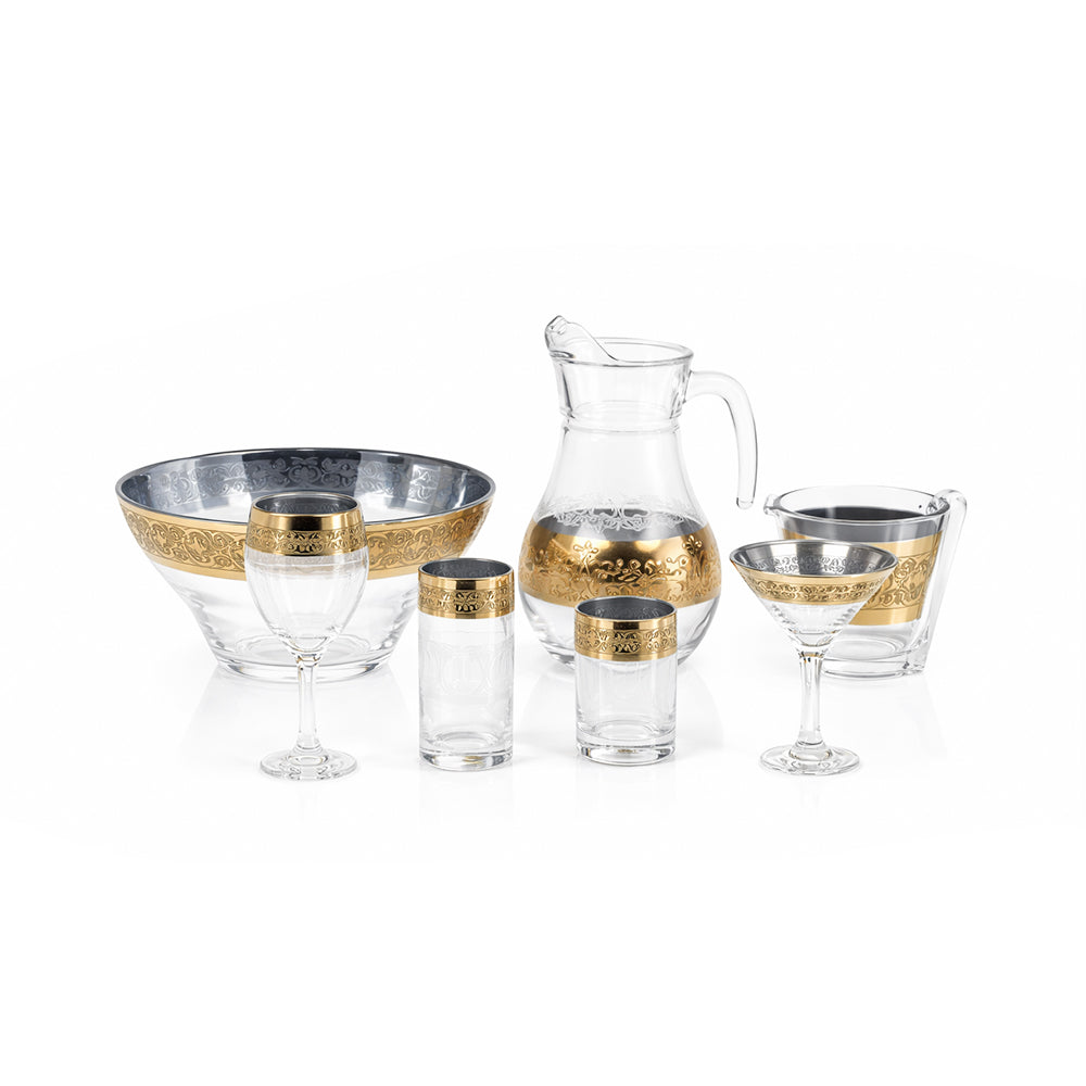 PARTY SET 28PC PSB HAND CUT GOLD CH-HGA2231