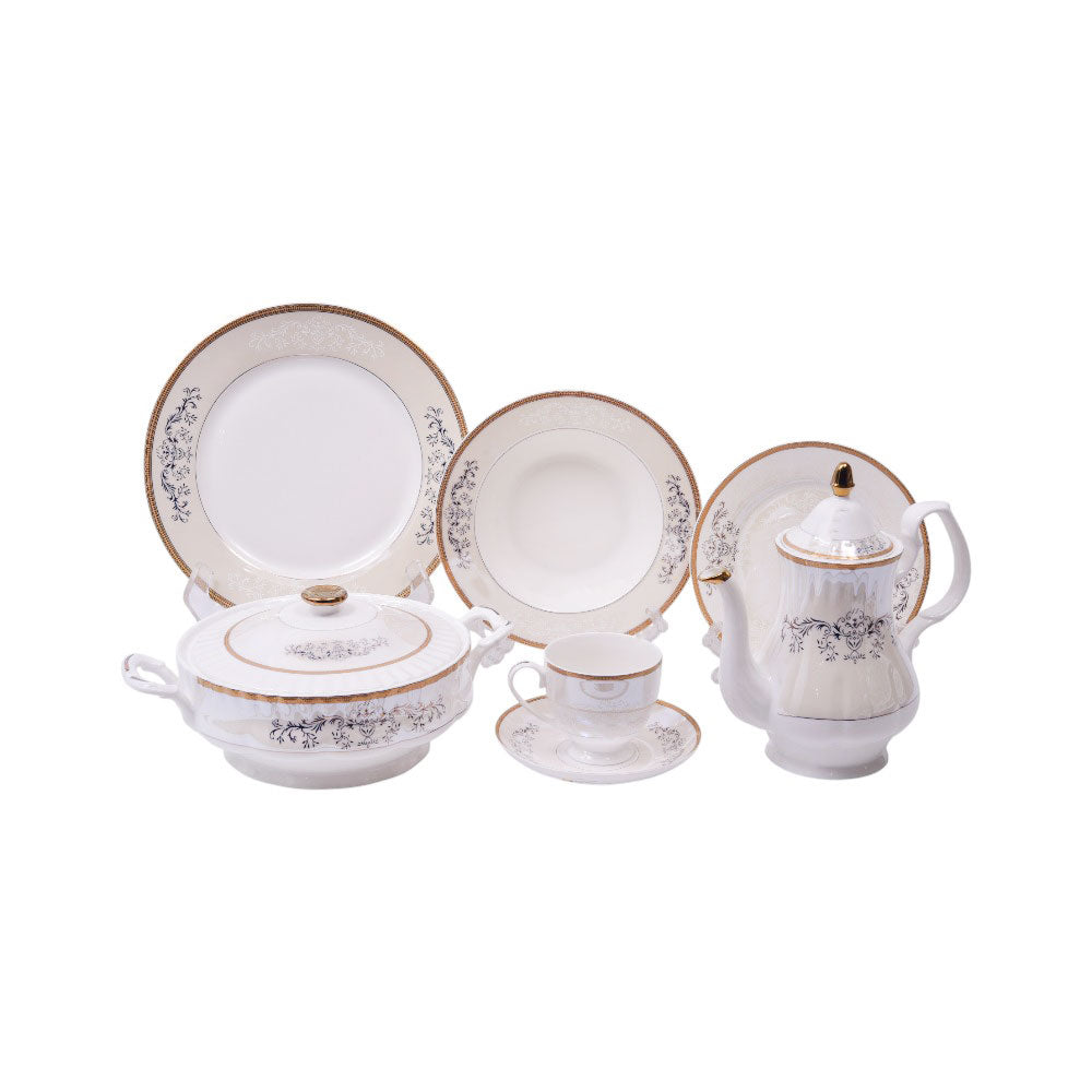 DINNER SET 61PC BONE CHINA CNG01 KC