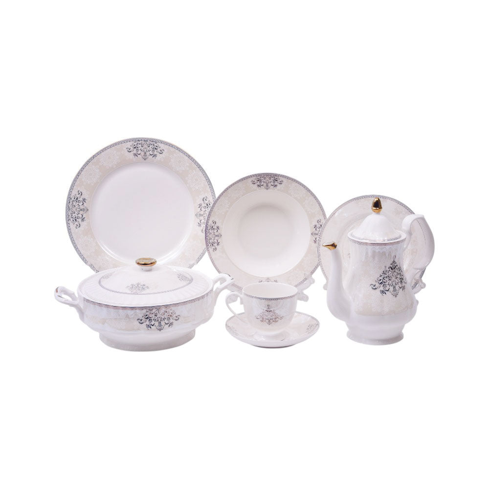 DINNER SET 61PC BONE CHINA CNG02 KC