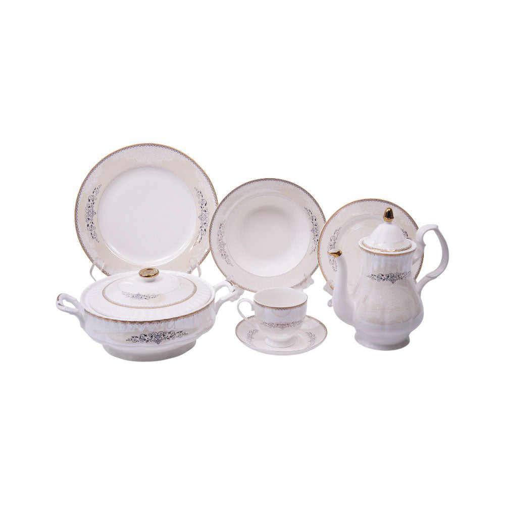 DINNER SET 61PC BONE CHINA CNG06 KC