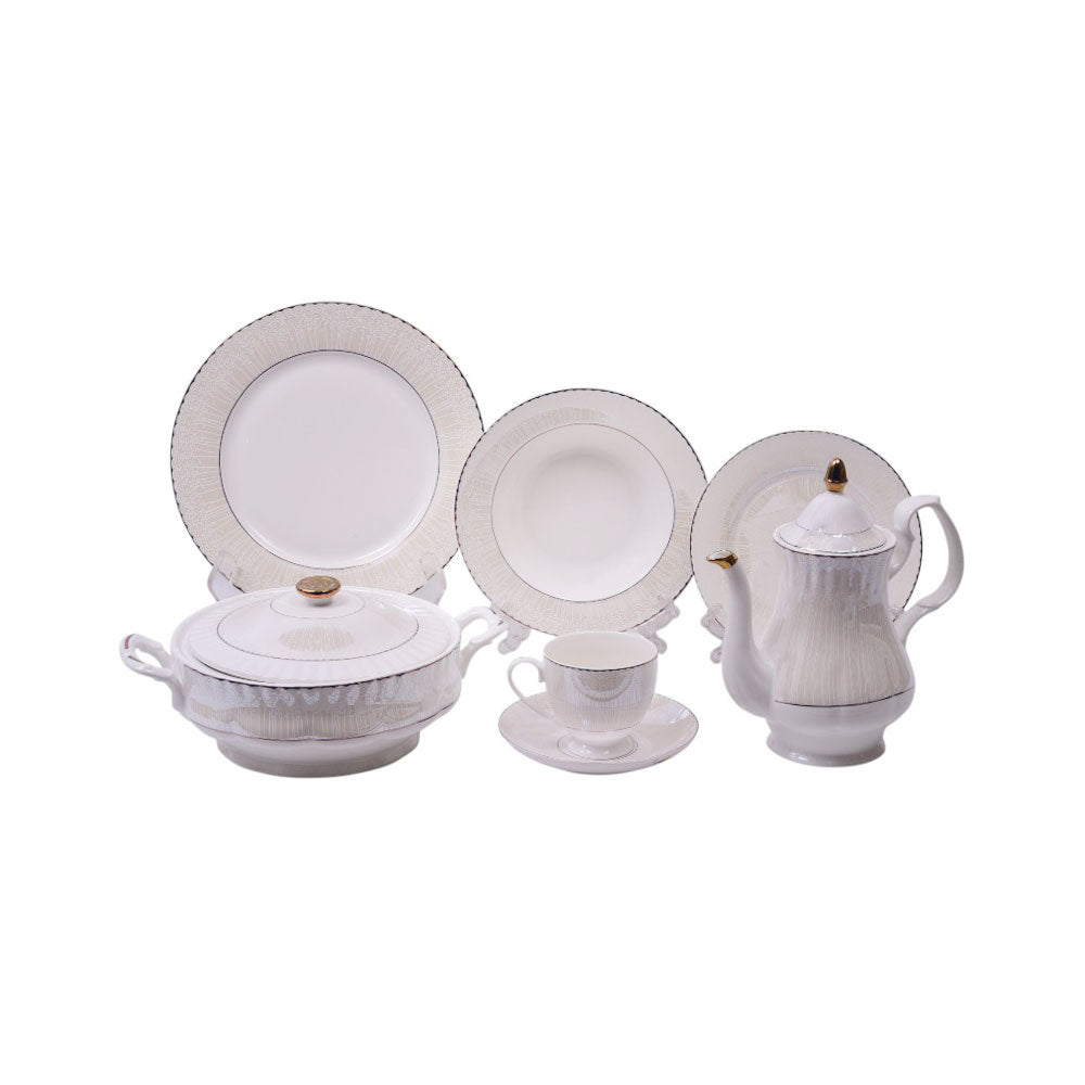 DINNER SET 61PC BONE CHINA CNG08 KC